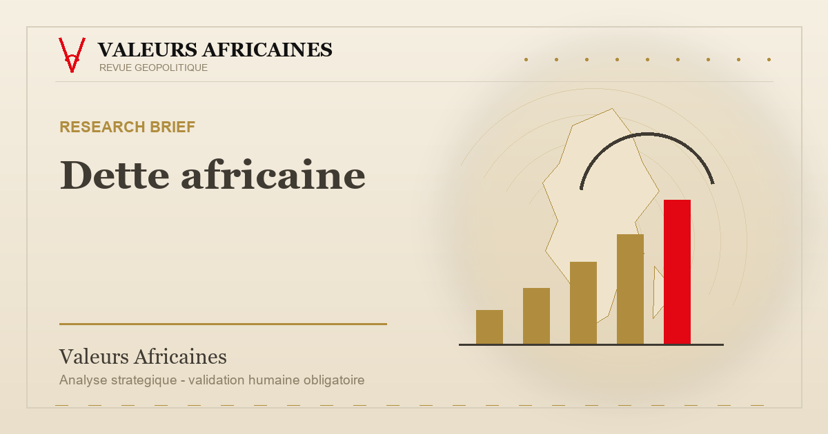 Illustration Dette africaine